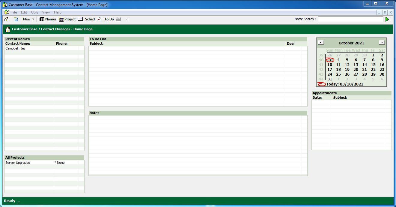 VB6 - Contact Management Software