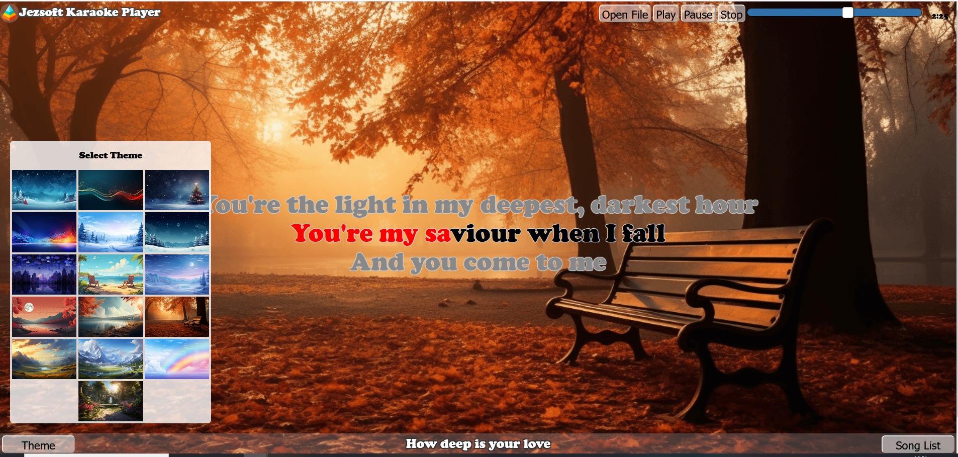 Jezsoft Karaoke Player